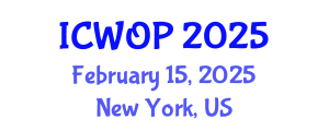 International Conference on Work and Organizational Psychology (ICWOP) February 15, 2025 - New York, United States