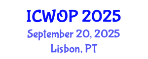 International Conference on Work and Organizational Psychology (ICWOP) September 20, 2025 - Lisbon, Portugal