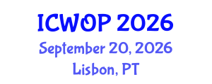 International Conference on Work and Organizational Psychology (ICWOP) September 20, 2026 - Lisbon, Portugal