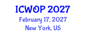 International Conference on Work and Organizational Psychology (ICWOP) February 17, 2027 - New York, United States International Conference on Work and Organizational Psychology (ICWOP) February 17, 2027 - New York, United States