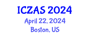 International Conference on Zoology and Animal Science (ICZAS) April 22, 2024 - Boston, United States