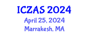 International Conference on Zoology and Animal Science (ICZAS) April 25, 2024 - Marrakesh, Morocco
