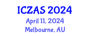 International Conference on Zoology and Animal Science (ICZAS) April 11, 2024 - Melbourne, Australia