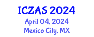 International Conference on Zoology and Animal Science (ICZAS) April 04, 2024 - Mexico City, Mexico