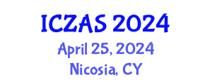 International Conference on Zoology and Animal Science (ICZAS) April 25, 2024 - Nicosia, Cyprus
