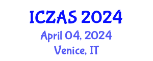 International Conference on Zoology and Animal Science (ICZAS) April 04, 2024 - Venice, Italy