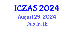 International Conference on Zoology and Animal Science (ICZAS) August 29, 2024 - Dublin, Ireland
