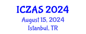 International Conference on Zoology and Animal Science (ICZAS) August 15, 2024 - Istanbul, Turkey