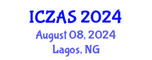 International Conference on Zoology and Animal Science (ICZAS) August 08, 2024 - Lagos, Nigeria