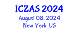 International Conference on Zoology and Animal Science (ICZAS) August 08, 2024 - New York, United States