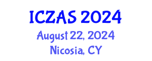 International Conference on Zoology and Animal Science (ICZAS) August 22, 2024 - Nicosia, Cyprus