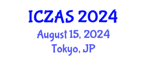 International Conference on Zoology and Animal Science (ICZAS) August 15, 2024 - Tokyo, Japan