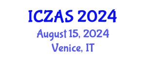 International Conference on Zoology and Animal Science (ICZAS) August 15, 2024 - Venice, Italy