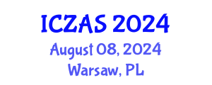 International Conference on Zoology and Animal Science (ICZAS) August 08, 2024 - Warsaw, Poland