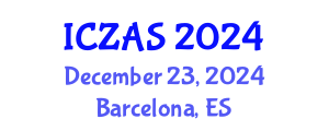 International Conference on Zoology and Animal Science (ICZAS) December 23, 2024 - Barcelona, Spain