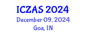 International Conference on Zoology and Animal Science (ICZAS) December 09, 2024 - Goa, India