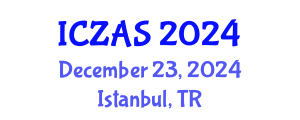 International Conference on Zoology and Animal Science (ICZAS) December 23, 2024 - Istanbul, Turkey