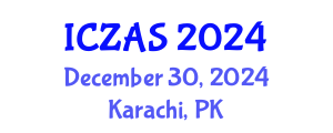 International Conference on Zoology and Animal Science (ICZAS) December 30, 2024 - Karachi, Pakistan