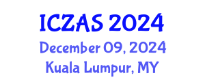 International Conference on Zoology and Animal Science (ICZAS) December 09, 2024 - Kuala Lumpur, Malaysia