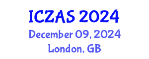 International Conference on Zoology and Animal Science (ICZAS) December 09, 2024 - London, United Kingdom