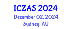 International Conference on Zoology and Animal Science (ICZAS) December 02, 2024 - Sydney, Australia