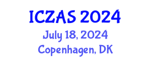 International Conference on Zoology and Animal Science (ICZAS) July 18, 2024 - Copenhagen, Denmark