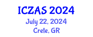 International Conference on Zoology and Animal Science (ICZAS) July 22, 2024 - Crete, Greece