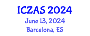 International Conference on Zoology and Animal Science (ICZAS) June 13, 2024 - Barcelona, Spain
