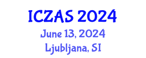 International Conference on Zoology and Animal Science (ICZAS) June 13, 2024 - Ljubljana, Slovenia