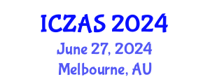 International Conference on Zoology and Animal Science (ICZAS) June 27, 2024 - Melbourne, Australia