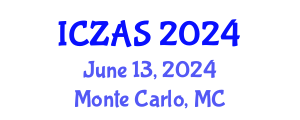 International Conference on Zoology and Animal Science (ICZAS) June 13, 2024 - Monte Carlo, Monaco