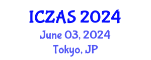 International Conference on Zoology and Animal Science (ICZAS) June 03, 2024 - Tokyo, Japan