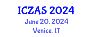 International Conference on Zoology and Animal Science (ICZAS) June 20, 2024 - Venice, Italy