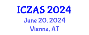 International Conference on Zoology and Animal Science (ICZAS) June 20, 2024 - Vienna, Austria