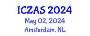 International Conference on Zoology and Animal Science (ICZAS) May 02, 2024 - Amsterdam, Netherlands