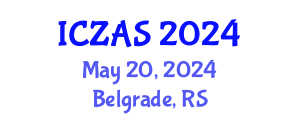 International Conference on Zoology and Animal Science (ICZAS) May 20, 2024 - Belgrade, Serbia