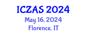 International Conference on Zoology and Animal Science (ICZAS) May 16, 2024 - Florence, Italy