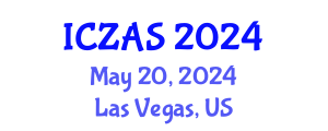 International Conference on Zoology and Animal Science (ICZAS) May 20, 2024 - Las Vegas, United States