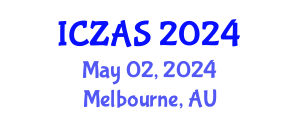 International Conference on Zoology and Animal Science (ICZAS) May 02, 2024 - Melbourne, Australia