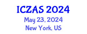 International Conference on Zoology and Animal Science (ICZAS) May 23, 2024 - New York, United States