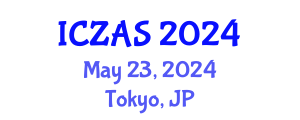 International Conference on Zoology and Animal Science (ICZAS) May 23, 2024 - Tokyo, Japan