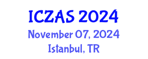 International Conference on Zoology and Animal Science (ICZAS) November 07, 2024 - Istanbul, Turkey