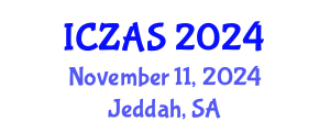 International Conference on Zoology and Animal Science (ICZAS) November 11, 2024 - Jeddah, Saudi Arabia