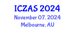 International Conference on Zoology and Animal Science (ICZAS) November 07, 2024 - Melbourne, Australia