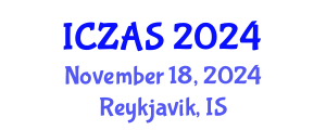 International Conference on Zoology and Animal Science (ICZAS) November 18, 2024 - Reykjavik, Iceland