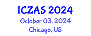 International Conference on Zoology and Animal Science (ICZAS) October 03, 2024 - Chicago, United States