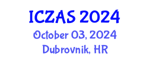 International Conference on Zoology and Animal Science (ICZAS) October 03, 2024 - Dubrovnik, Croatia