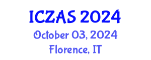 International Conference on Zoology and Animal Science (ICZAS) October 03, 2024 - Florence, Italy