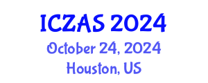 International Conference on Zoology and Animal Science (ICZAS) October 24, 2024 - Houston, United States