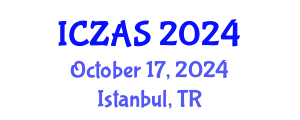 International Conference on Zoology and Animal Science (ICZAS) October 17, 2024 - Istanbul, Turkey